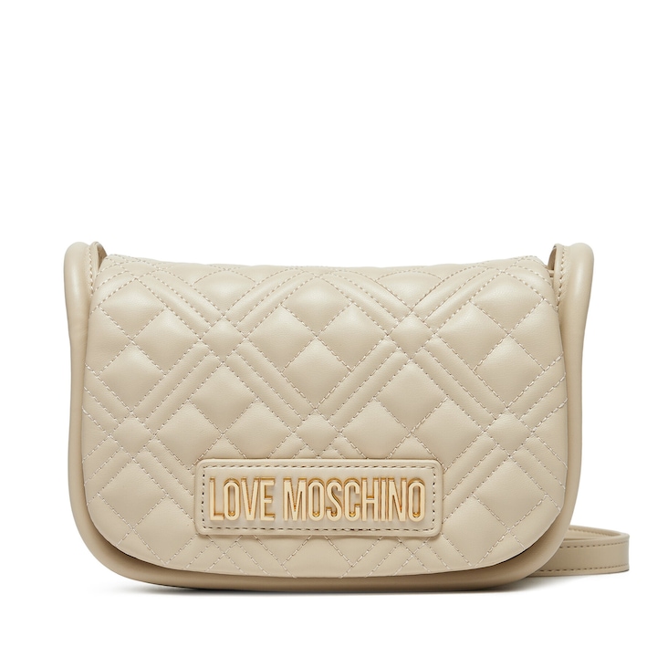 Love Moschino ekrü női táska, ökológiai bőrből, JC4139PP1MLA0110 modell