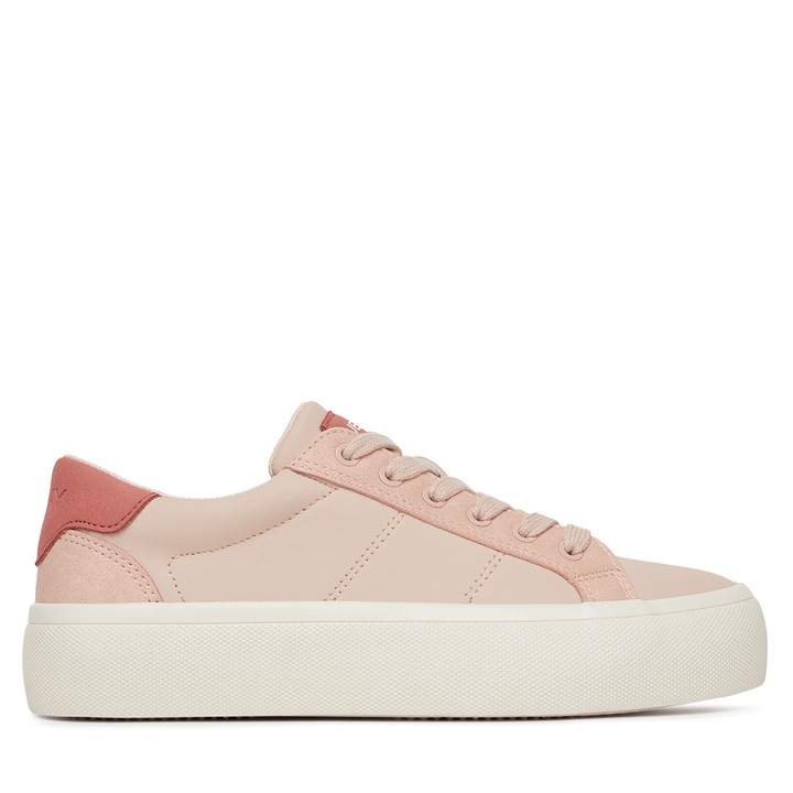Női sportcipő, Jenny, ökológiai bőr, rózsaszín