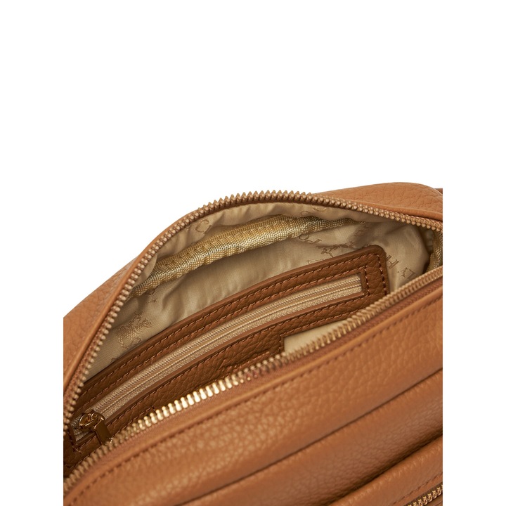 Női táska Beverly Hills Polo Club, CEO-BHPC-C-004-08 modell, barna színű, textil anyag.