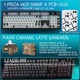 Клавиатура AULA F108 PRO, пълен размер 108 клавиша, 3 режима (BT/2.4G/USB-C), пълен hot-swap, Gasket, RGB, 1,14” екран + бутон, батерия 8000mAh