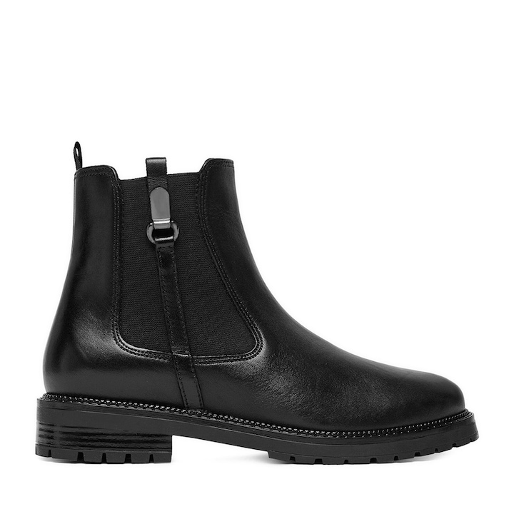 Botine dama Lasocki GINEVRA-19, Piele naturala, Negru, Negru