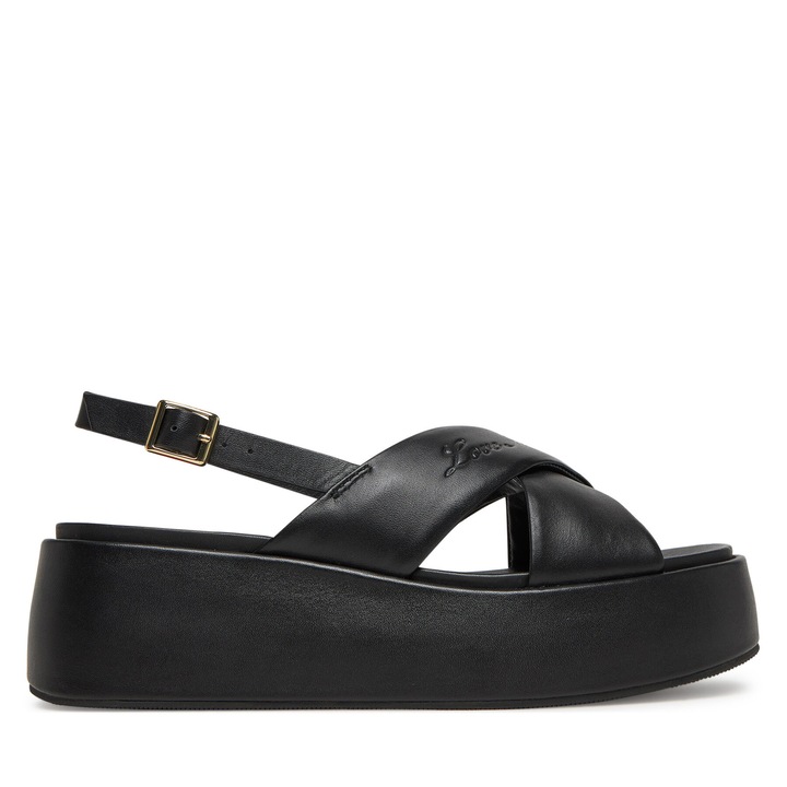 Női szandál Love Moschino, természetes bőr, fekete, 39 EU