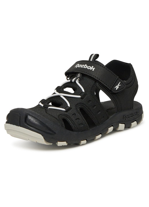 Sandale copii Reebok, textil, negru