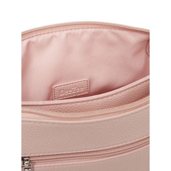 Deezee női táska, rózsaszín, ökológiai bőrből