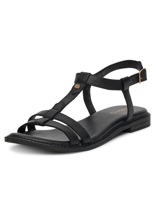 Sandale Lasocki din piele naturală, Negru