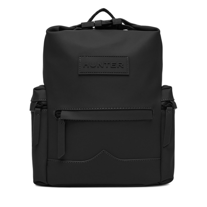 Rucsac unisex, Hunter, negru, tesatura
