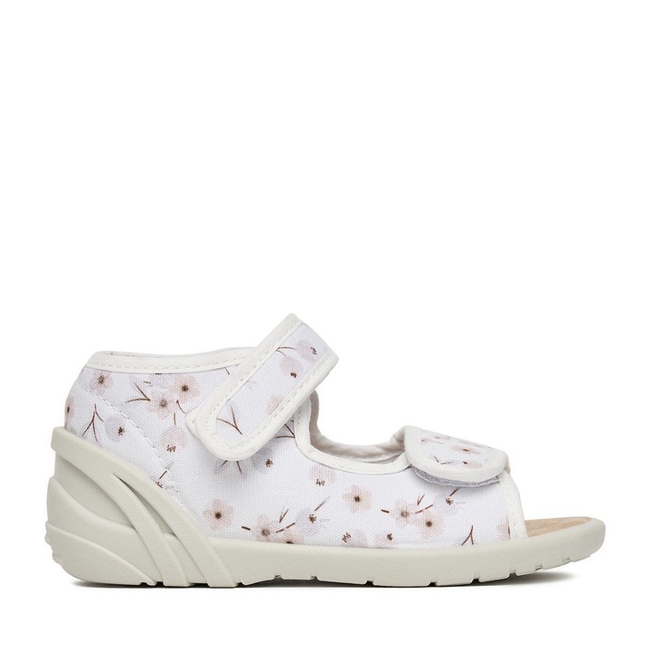 Papuci fete CEO-LASOCKI-07, Lasocki Kids, Textil, Alb
