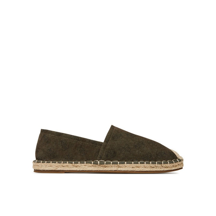 Espadrile barbati, Guess, textil, verde, 41 EU
