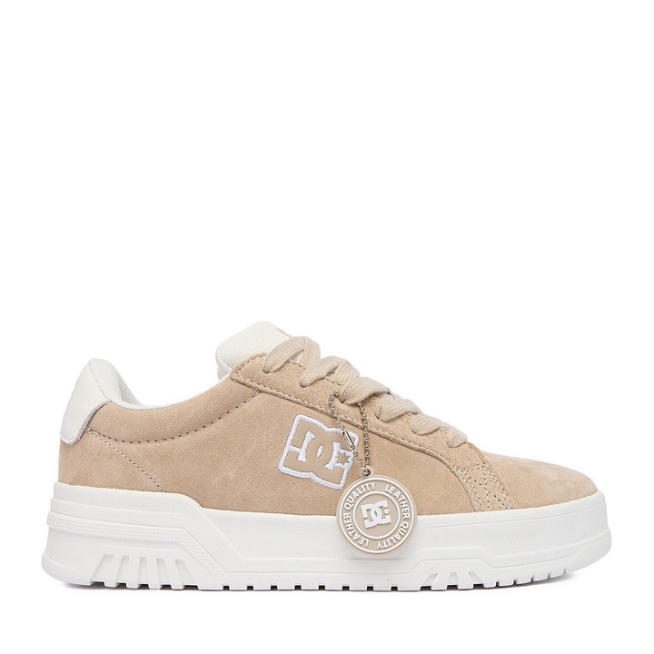 Női tornacipő, DC Shoes, CEO-WP40-24302, bézs, természetes bőr