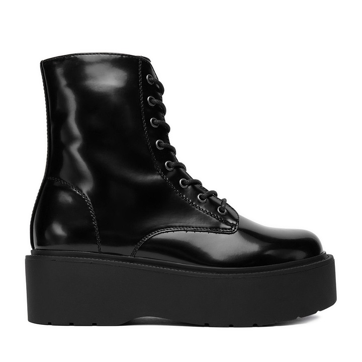 Дамски ботуши DeeZee 12663-4, черен, синтетичен