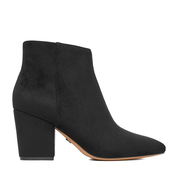 Botine dama, Nine West, CEO-ZAKIA-01, negru, textil