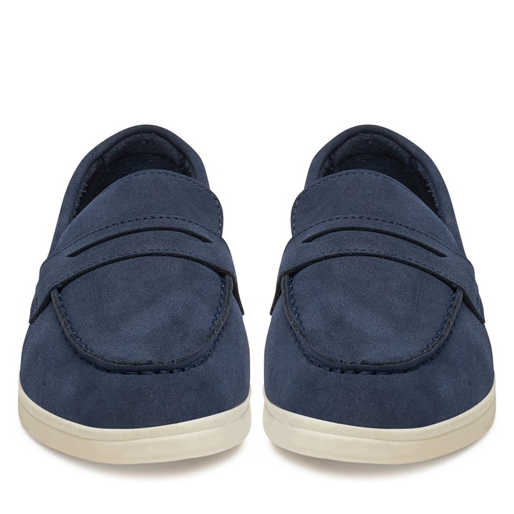 Mocasini dama Clara Barson, bleumarin, tesatura