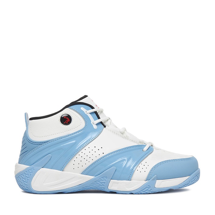 Детски спортни обувки, SHAQ, маратонки за момчета, бял, естествена кожа