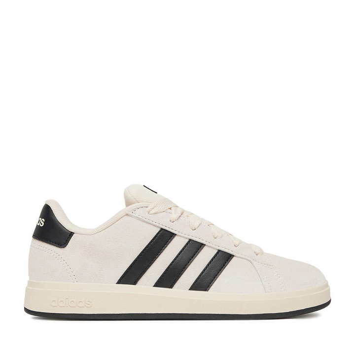 Gyerekcipő, adidas, GRAND COURT, ekrü, természetes bőr
