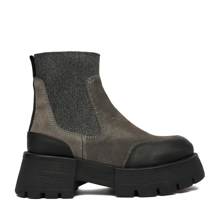 Ghete dama G Star Raw, piele naturala, gri, CEO-WI16-525-05