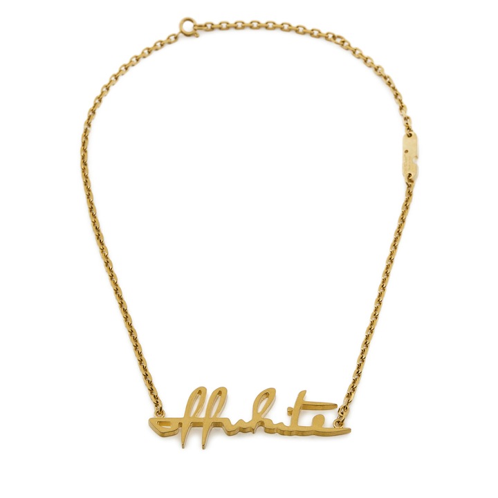 Colier dama Off White, auriu