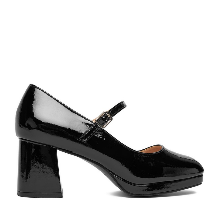 Pantofi dama, JENNY, cu toc, negri