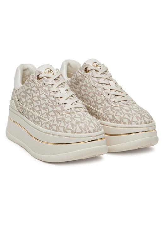 Tenisi dama Michael Michael Kors, piele ecologica, Bej