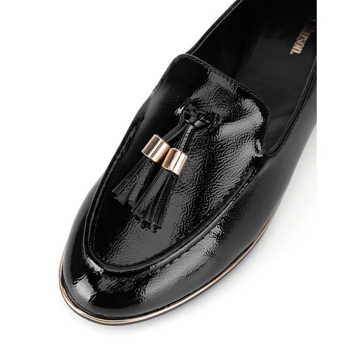 Mocasini dama Clara Barson, negru, Negru