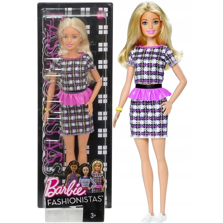Papusa Barbie Fashionistas Nr. 58 - Stil si Eleganta
