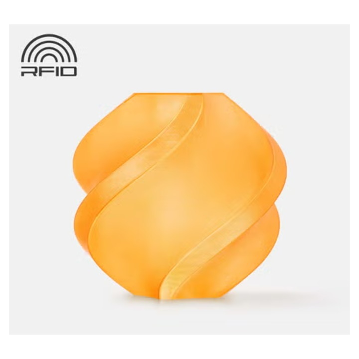 Rola Filament PETG Translucent, Orange, 1.75 mm, Bambu Lab