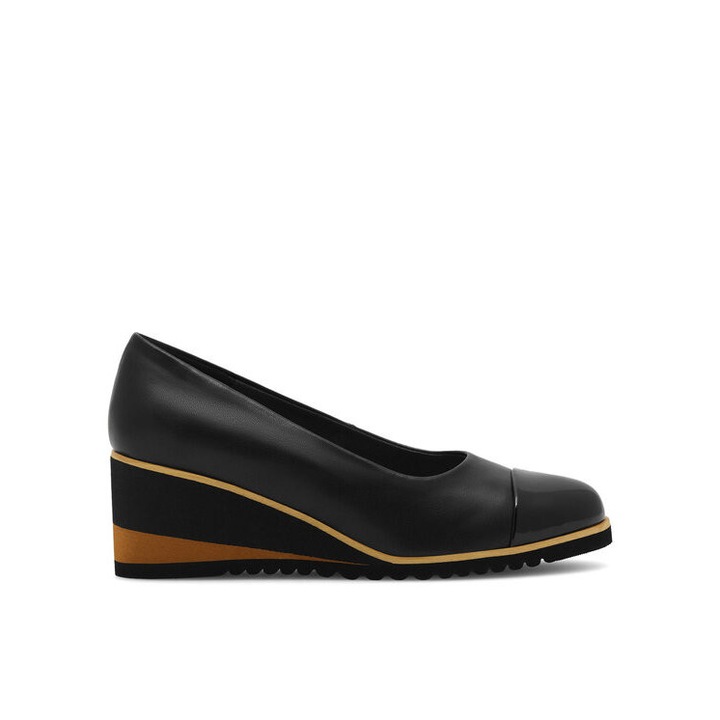 Clara Barson WYL3396-2 női espadrille, fekete, textil, 39 EU