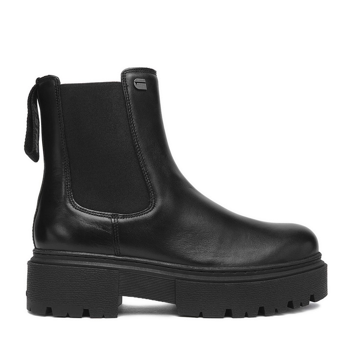 Ghete dama G-Star Raw, piele naturala, negru, CEO-WB-ADELA-10