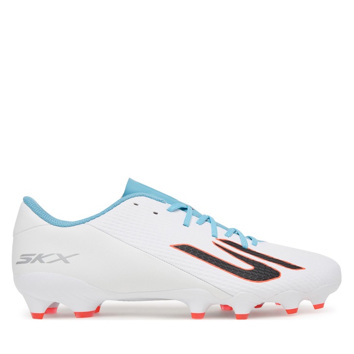 Мъжки спортни обувки, Skechers, футболни обувки, бели, еко кожа