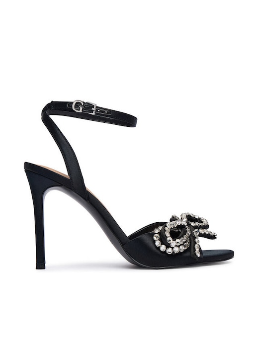 Sandale dama, Guess, negru, Negru