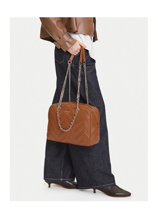 Nine West női táska, CEO-ALICE-LA482-3468 modell, barna színű, textil anyag