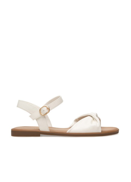 Sandale dama, JENNY, model CHIKA WS250723-1, alb, plastic