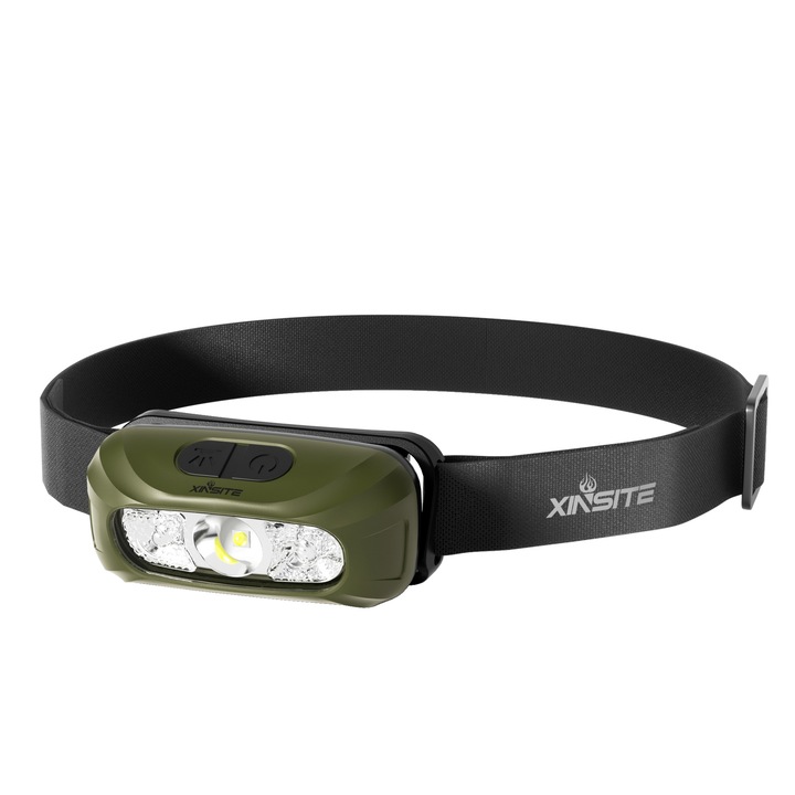 Интелигентен сензор за жестове, USB сензор за зареждане, LED челник за нощен риболов, преносим външен челник с висока интензивност