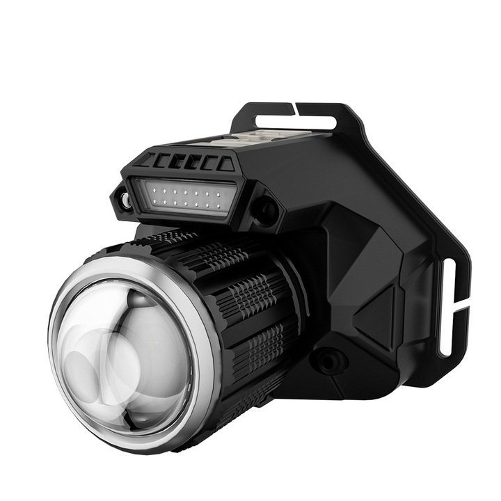 Външен бял лазерен LED сензорен челник, фар за фарове, дълги светлини, челник за нощен риболов с голям обсег