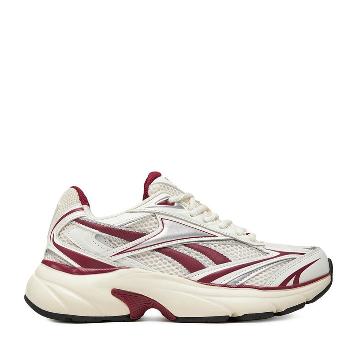 Női sportcipő, Reebok, CEO-BELWAVE AR30278W, fehér/piros, szövet