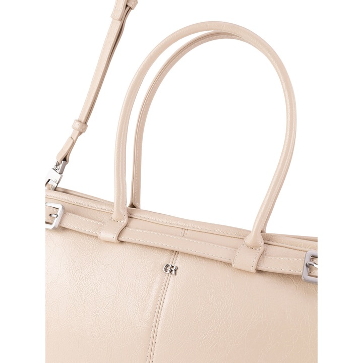 Geanta dama Gino Rossi WEN-200, bej, material sintetic