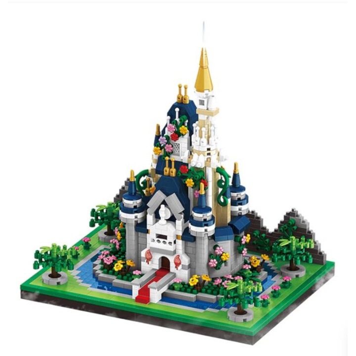 Balody Álomvár építőkocka játékkészlet – 1165 db Mikrotégla, Mini Architecture modell