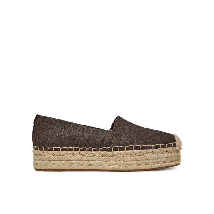 Női espadrilles, Michael Michael Kors, Barna, természetes bőr, 36 EU