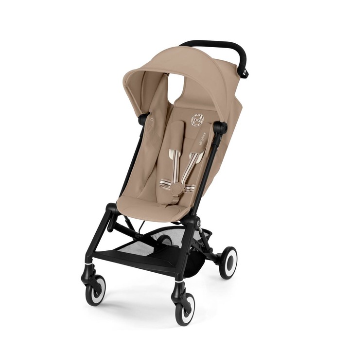 Бебешка количка Cybex Gold AGIS BLK Almond Beige, бежова