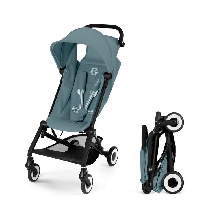 Количка за бебета Cybex Gold AGIS BLK Stormy Blue, Светлосин