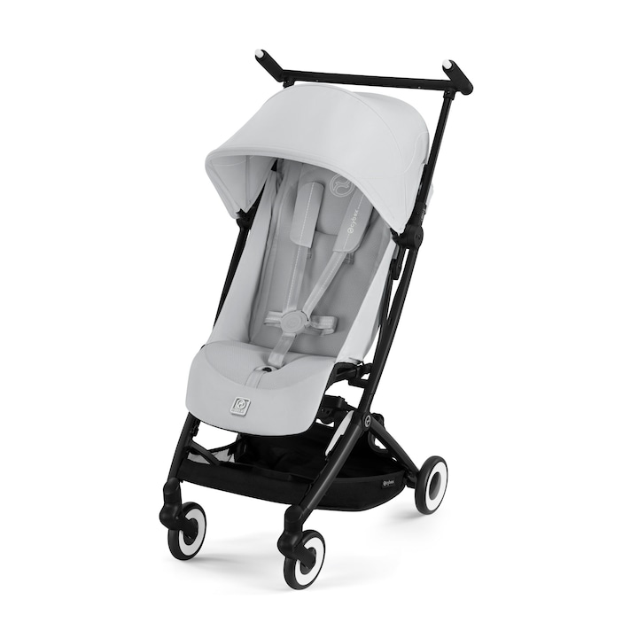 Количка за бебета Cybex Gold Libelle BLK Fog Grey PU1, Светлосив