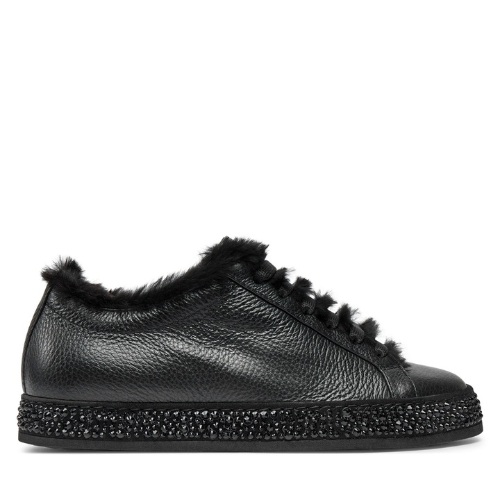 Noi tornacipo, Le Silla, termeszetes bor, fekete, Fekete