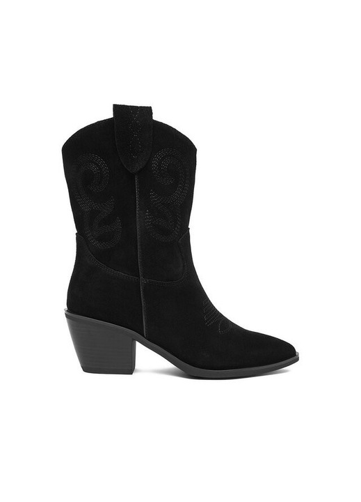 Cizme dama, Badura, C-ANA-DX01381-12, piele naturala, negru