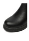 Botine dama, Clara Barson, negru, textil CEO-WS6570-07