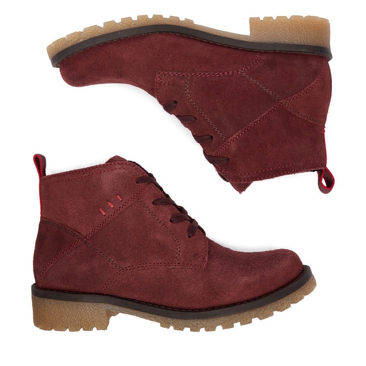 dama, Lasocki, bordeaux, piele naturala CEO-WI16-GIRO-08, Bordeaux