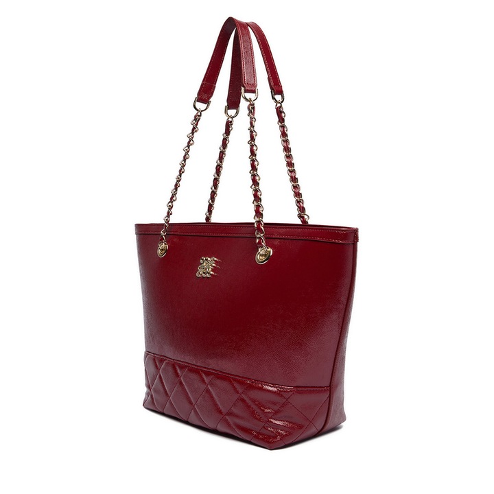 Női táska Nine West C-TRINITY-KY090, bordó, textil anyagból