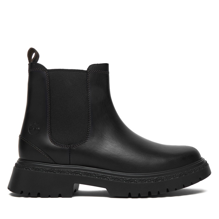Ghete dama Timberland Valley Chelsea, piele naturala, negru