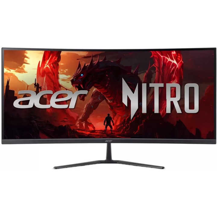 Monitor Acer Nitro ED340CURJ0bmiipx 120Hz UWQHD VA 34inch Fekete