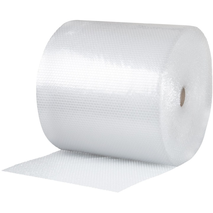Folie Cu Bule, Neopak, Material Polietilen, Diametru Bule 10 mm, Pentru Ambalarea Articolelor Fragile, Protector, Durabil, Gramaj 40 g/M², Rezistenta La Rupere, 40 x 50 m, Transparenta