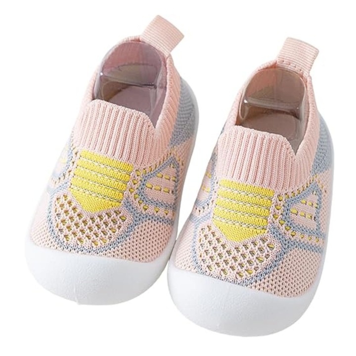 Kényelmes baba járócipők | MESHSTEPS, Rózsaszín