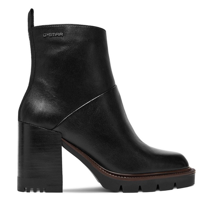 Botine dama G Star Raw CEO-WI34-CLEVELAND-0, piele naturala, negru